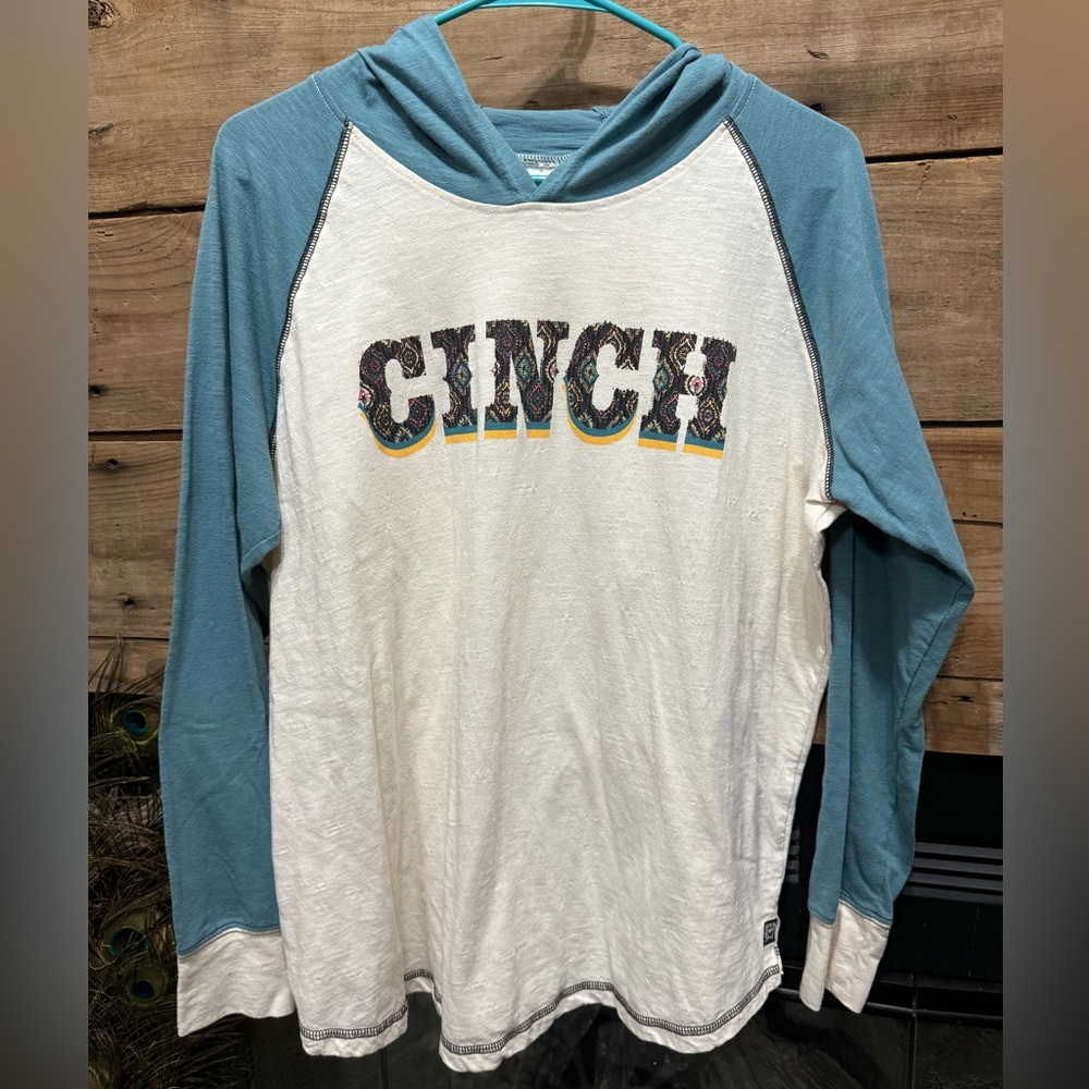 Cinch Hooded Long Sleeve Shirt